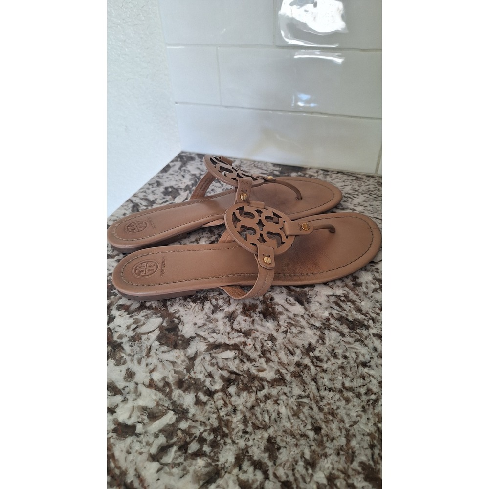 Tory Burch Miller Thong Sandal , Size US 11 M , Leather - Picture 4 of 11